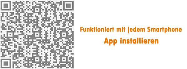 QR-Code Verlinkung zur Service App von Immobilien Bürkle Troisdorf